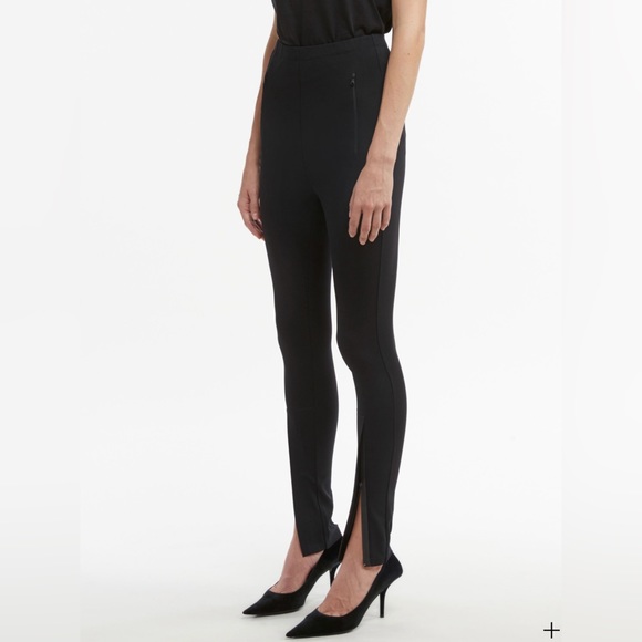 WARDROBE NYC black zip front leggings - Picture 2 of 7